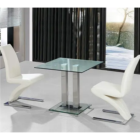 Buy Ankara Small Dining Table Chrome from Furnituretta