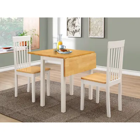 Buy Atlas Dropleaf Dining Chairs White from Furnituretta