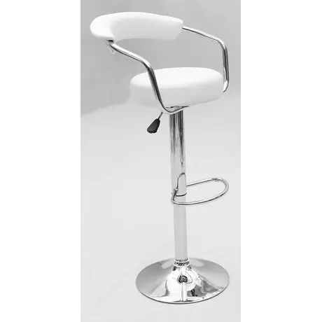 Buy Bar Stool Model 7 White (Sold in Pairs), Colour: White from Furnituretta