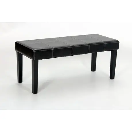 Buy Stella Bench PU Black, Colour: Black from Furnituretta
