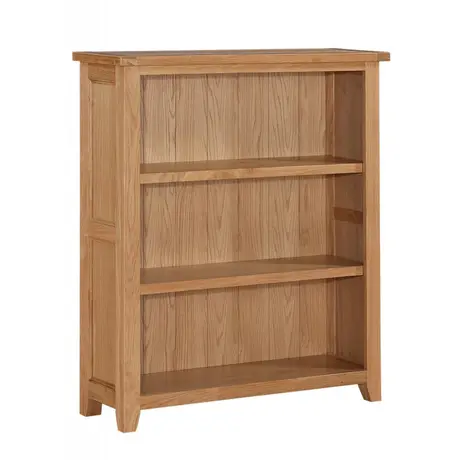 Buy Stirling Solid Oak Bookcase with Two Shelves from Furnituretta