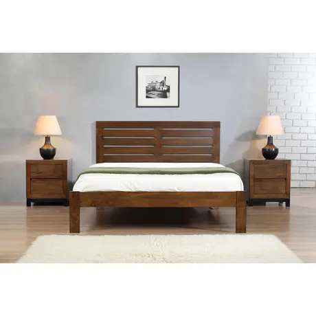 Buy Vulcan 4 Foot Bed Rustic Oak, Size: 4 Foot, 3 from Furnituretta
