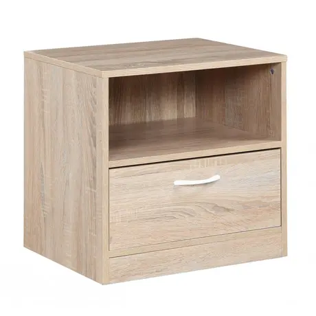 Buy Yewtree Nighstand 1 Drawer Oak from Furnituretta
