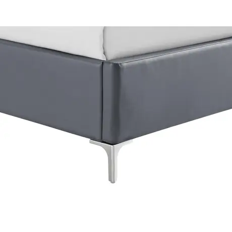 Buy Arco PU Double Bed Grey, 3 from Furnituretta