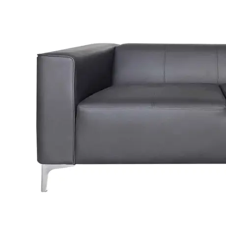 Buy Toscana Sofa PU 2-Seater Grey – Elegant & Comfortable Seating, Colour: Grey, 4 from Furnituretta