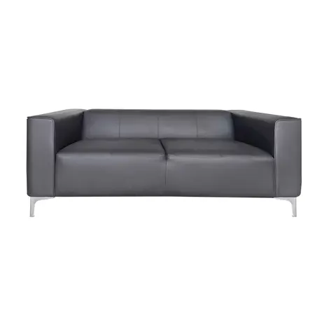 Buy Toscana Sofa PU 2-Seater Grey – Elegant & Comfortable Seating, Colour: Grey from Furnituretta