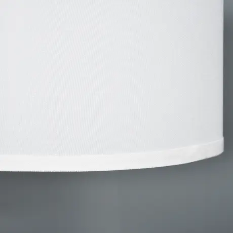 Buy Homcom Floor Lamp, Modern Standing Light with Linen Lampshade, 8 from Furnituretta