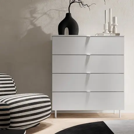Buy Mila MA-04 Chest of Drawers 90cm, 3 from Furnituretta