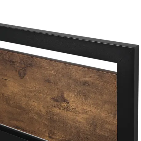 Buy Homcom Full Bed Frame with Headboard & Footboard, 7 from Furnituretta