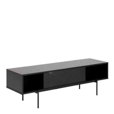 Buy Angus TV Unit with 1 Sliding Door in Black from Furnituretta