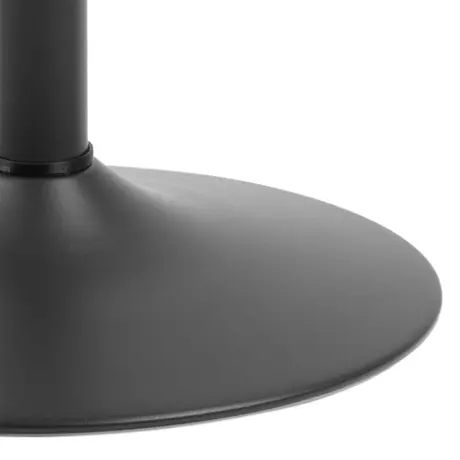 Buy Ibiza Tall Round Bar Table with Black Ash Top and Matt Black Base, 8 from Furnituretta