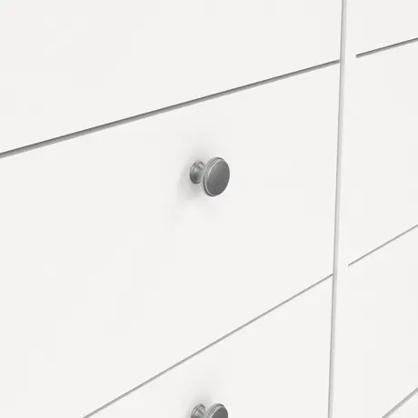 Buy Madrid Double Dresser 4+4 Drawers in White, 9 from Furnituretta