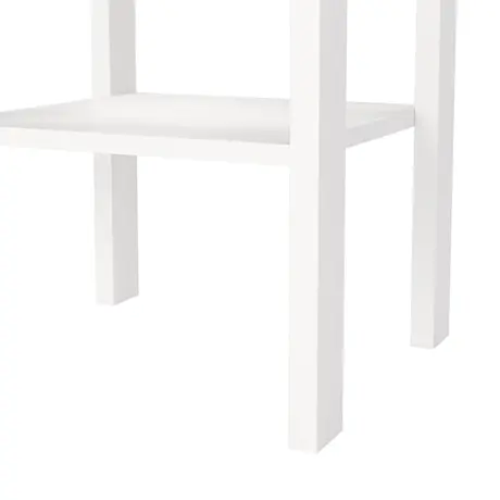 Buy Barcelona Bedside Table with 1 Drawer in White, 8 from Furnituretta
