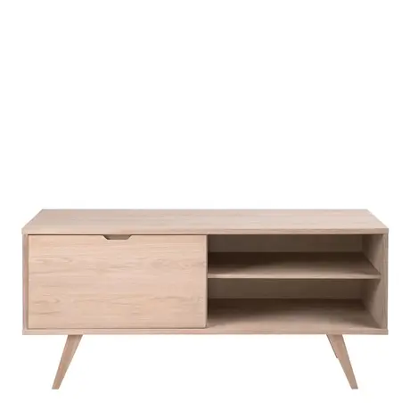 Buy A-Line Sideboard with 4 Drawers & Sliding Door in White Oak, 3 from Furnituretta