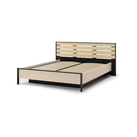 Buy Enna EN-02 Ottoman Bed – EU King Size in Beige with Lift-Up Storage, 2 from Furnituretta
