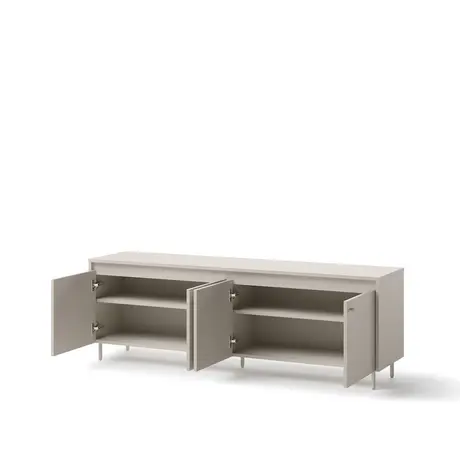 Buy Torino TK-04 TV Cabinet – 167 cm in Cashmere with Metal Legs, 2 from Furnituretta