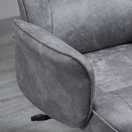 Buy Vinsetto Swivel Computer Office Chair Mid Back Desk Chair for Home Study Bedroom, Light Grey, 9 from Furnituretta