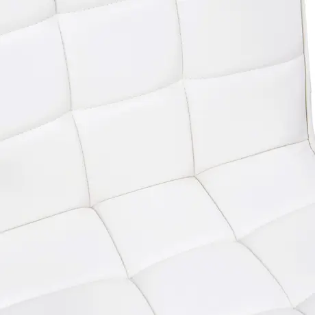 Buy Vinsetto Office Chair, Makeup Vanity Chair, Mid Back Computer Chair, PU Leather, White, 7 from Furnituretta