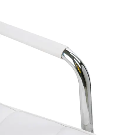 Buy Vinsetto Office Chair, Makeup Vanity Chair, Mid Back Computer Chair, PU Leather, White, 8 from Furnituretta