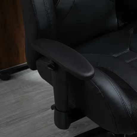 Buy Vinsetto Racing Gaming Chair, Mesh & Faux Leather Computer Chair with High Back, Swivel Wheels, Adjustable Height and Armrest, Black, 8 from Furnituretta