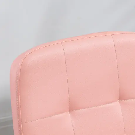 Buy Vinsetto Armless Faux Leather Office Chair - Pink, 9 from Furnituretta