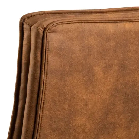 Buy Brad Swivel Office Desk Chair – Camel Brown Microfiber with Armrests, 8 from Furnituretta