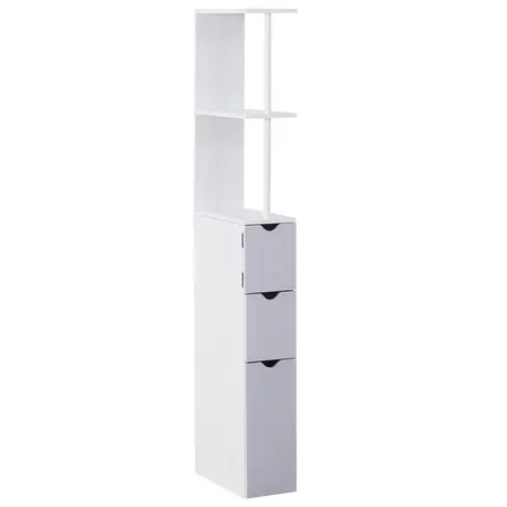 Buy Homcom Slimline Bathroom Storage Free-Standing Bathroom Cabinet from Furnituretta