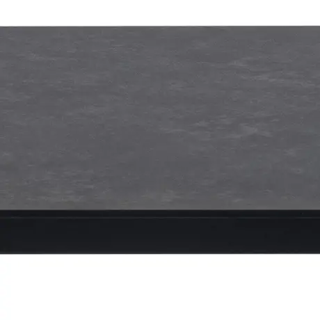 Buy Brentford Matt Black Ceramic Dining Table – 6-Seater with Powder-Coated Steel Base, 4 from Furnituretta