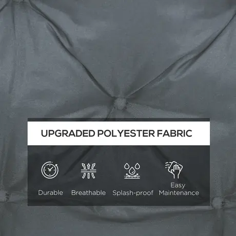 Buy Outsunny 2 Seater Bench Cushion, Garden Chair Cushion, 4 from Furnituretta