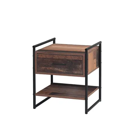 Buy Abbey Nightstand with 1 Drawer - Perfect for Modern Bedrooms, 2 from Furnituretta