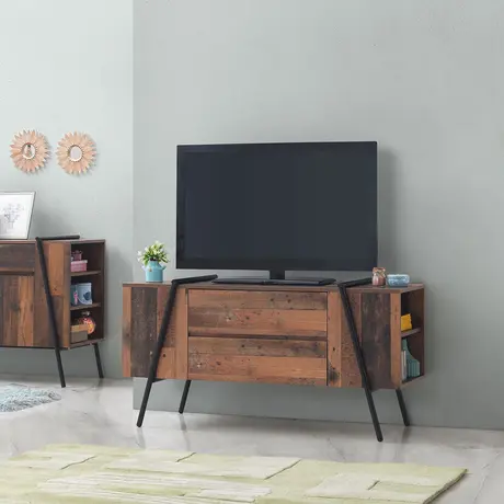 Buy Abbey TV Cabinet with 2 Drawers - Perfect for Modern Living Rooms from Furnituretta