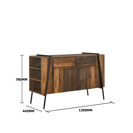 Buy Elegant Abbey Sideboard with 2 Doors and 2 Drawers - Perfect for Any Room, 8 from Furnituretta