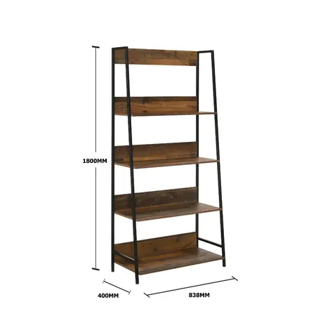 Buy Abbey Bookcase: Rustic & Functional Design, 6 from Furnituretta