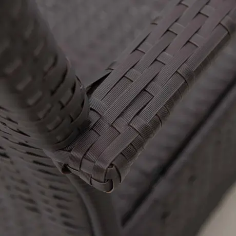 Buy Outsunny 2-Seater Rattan Bistro Set Garden Furniture Sofa, 8 from Furnituretta