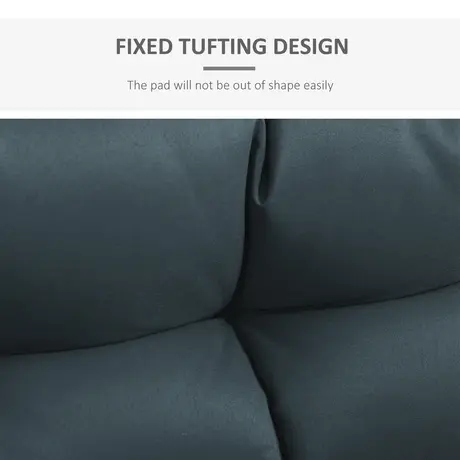 Buy Outsunny 2Pcs Garden Tufted Pallet Cushion Seat Pad, 6 from Furnituretta