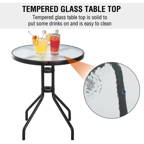 Buy Outsunny 3 Piece Patio Furniture Garden Bistro Set Outdoor, 6 from Furnituretta