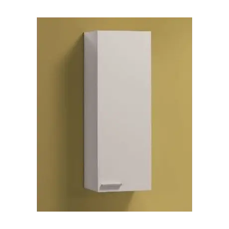 Buy Lydd Bathroom Wall Cupboard – White Gloss Finish with Reversible Doors, 5 from Furnituretta