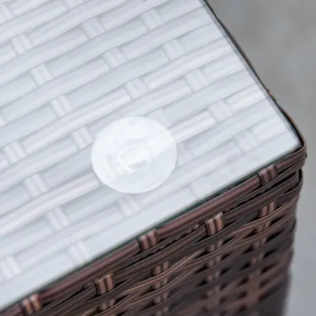 Buy Outsunny 4-Seater Garden Rattan Furniture Rattan Sofa Set, 9 from Furnituretta