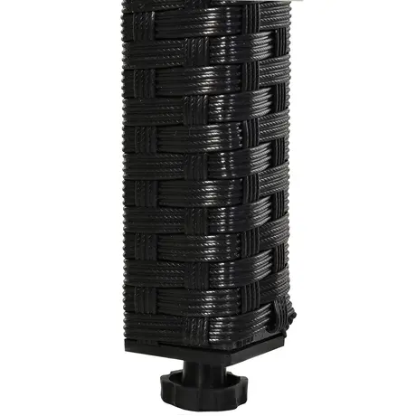 Buy Outsunny 4-Seater Rattan Garden Furniture Space-saving Wicker, 8 from Furnituretta