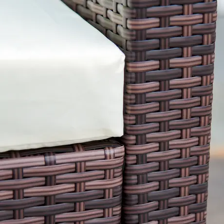 Buy Outsunny 4-Seater Garden Rattan Furniture Rattan Sofa Set, 7 from Furnituretta