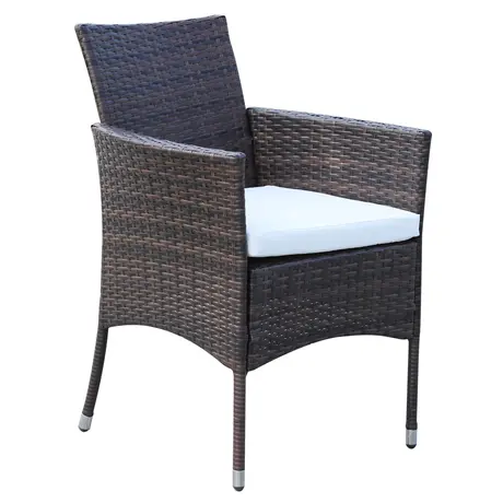 Buy Outsunny 6-Seater Rattan Garden Furniture Dining Set 6-seater, 8 from Furnituretta