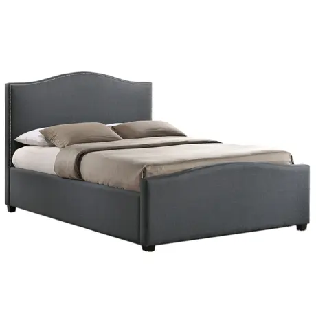 Buy Brunswick Storage Bed: Double Grey, Colour: Grey, Size: 4ft 6/Double, Item Width: 145 from Furnituretta