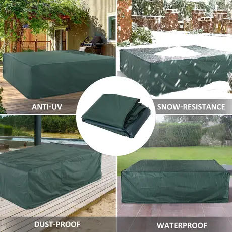 Buy Outsunny Large Patio Garden Furniture Set Cover 600D Oxford, 6 from Furnituretta