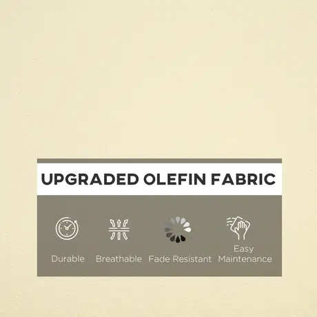 Buy Outsunny Outdoor Seat and Back Cushion Set Replacement, 4 from Furnituretta