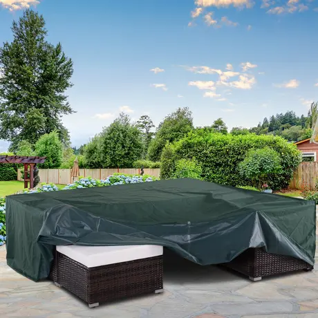 Buy Outsunny Large Patio Garden Furniture Set Cover 600D Oxford, 7 from Furnituretta