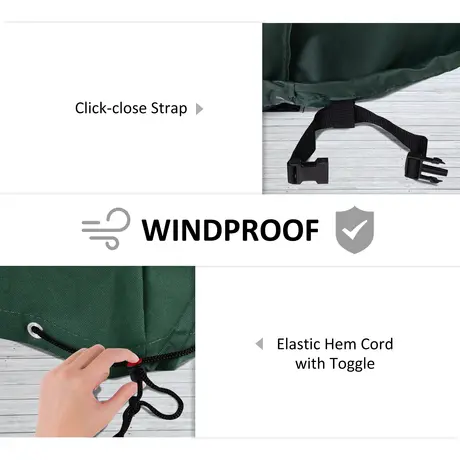 Buy Outsunny Large Patio Garden Furniture Set Cover 600D Oxford, 5 from Furnituretta