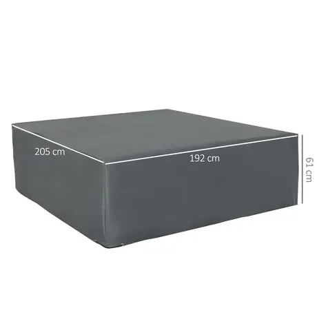 Buy Outsunny Oxford Patio Set Cover Outdoor Garden Rattan, 3 from Furnituretta