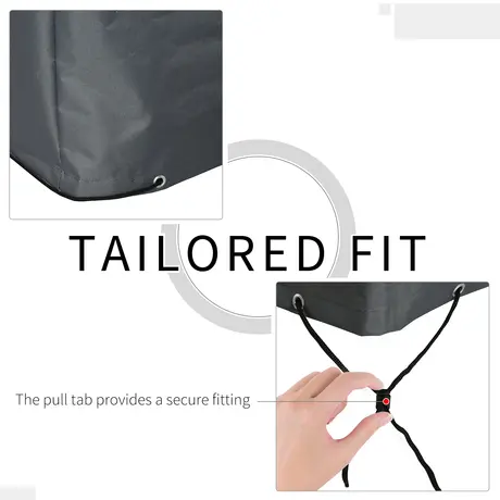 Buy Outsunny Oxford Patio Garden Furniture Dining Table Chair, 5 from Furnituretta