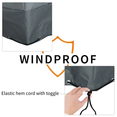 Buy Outsunny Rectangular Patio Furniture Cover for Chairs, 5 from Furnituretta