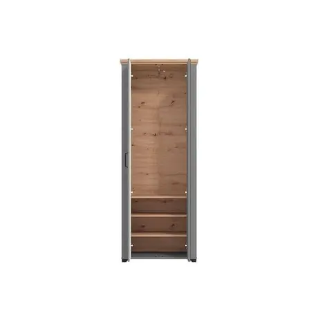 Buy Harwich Mirrored Wardrobe – Graphite Grey & Artisan Oak, 4 from Furnituretta